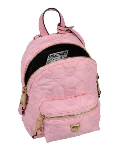 Shop Moschino Backpacks In Pink