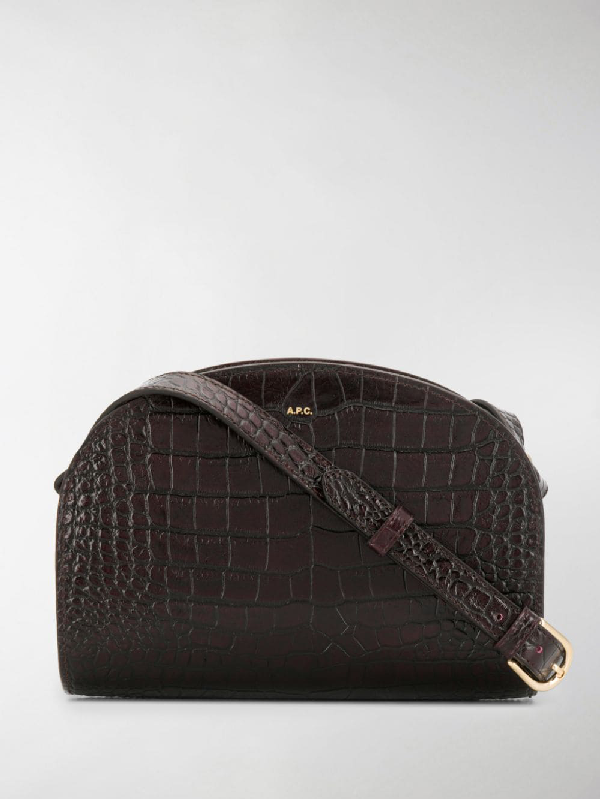 demi croc shoulder bag