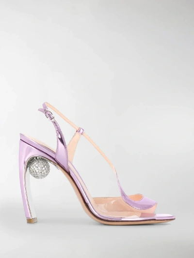 Shop Nicholas Kirkwood Maeva Pearl Sandals In Pink