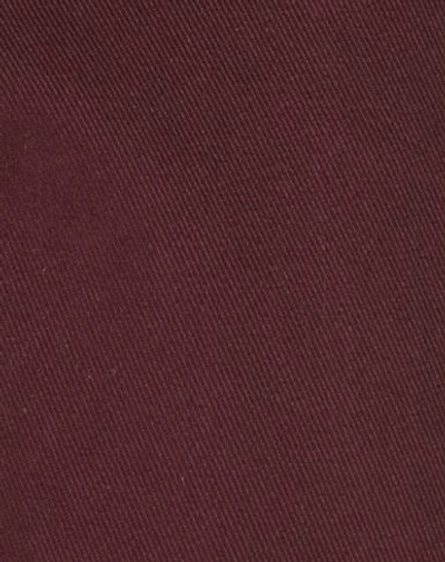 Shop Ermenegildo Zegna Zegna Man Pants Burgundy Size 42 Cotton, Elastane In Red