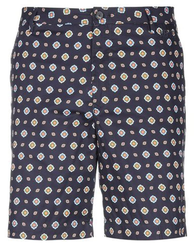 Shop Kenzo Shorts & Bermuda In Dark Blue