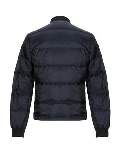 Shop Patrizia Pepe Down Jackets In Dark Blue