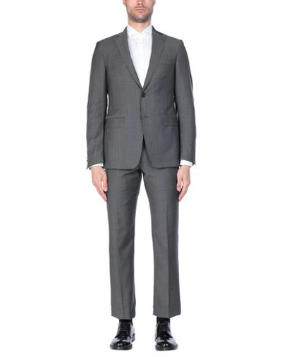 Shop Etro Suits In Grey