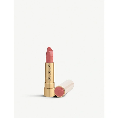 Shop Too Faced Peach Kiss Long-wear Matte Lipstick 4g In Bridezilla