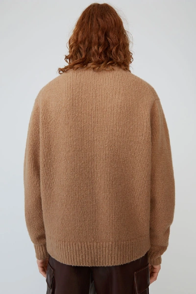 Shop Acne Studios Crewneck Sweater Light Brown