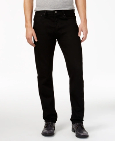 Shop Levi's Men's 501 Original Fit Stretch Jeans In Blacklist Stretch-waterless