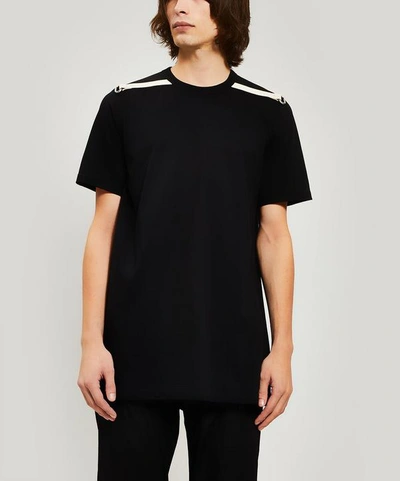 Shop Rick Owens Strap Shoulder Level T-shirt In Black