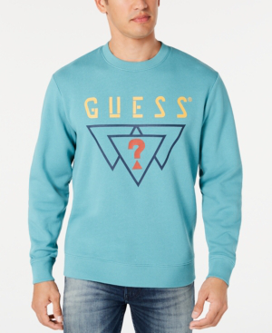 guess blue sweatshirt