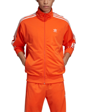 orange adidas jacket mens