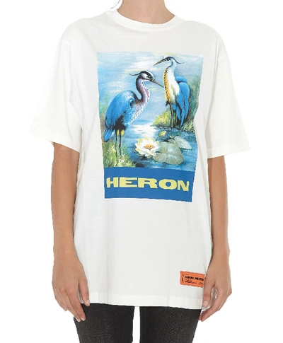 Shop Heron Preston Heron Over Tshirt In Off White