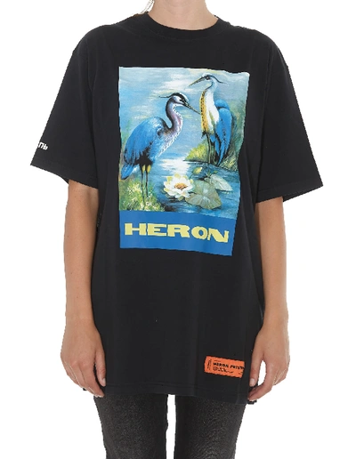 Shop Heron Preston Heron Over Tshirt In Black