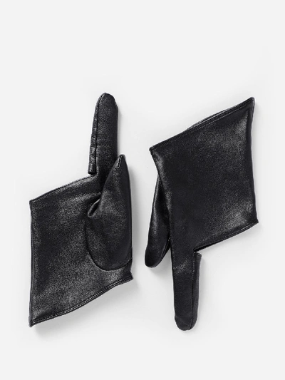 Shop Yohji Yamamoto Gloves In Black