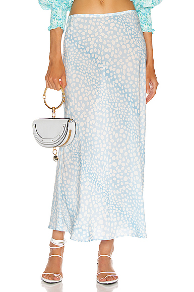 rixo leopard print skirt