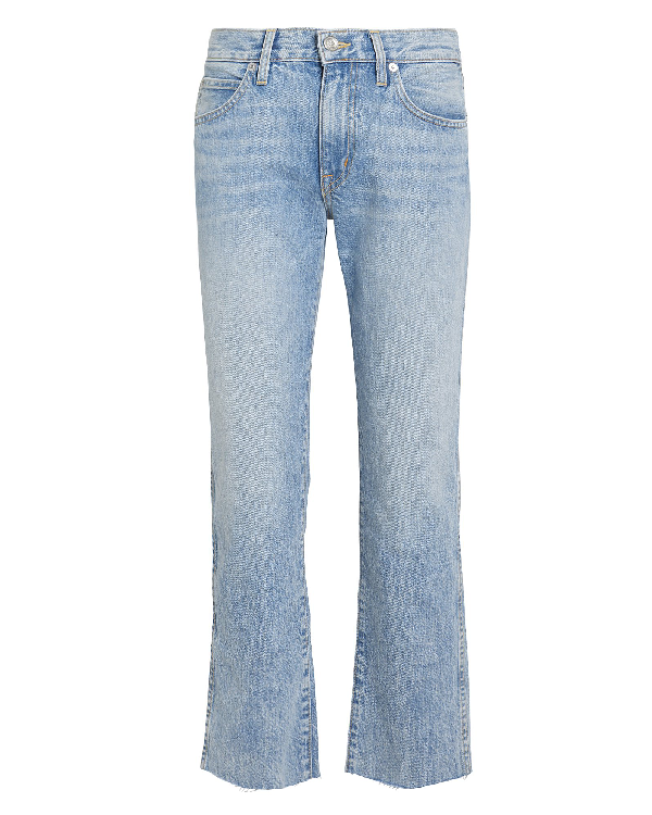 Slvrlake Denim Harper Cropped High-rise Jeans In Denim-lt | ModeSens