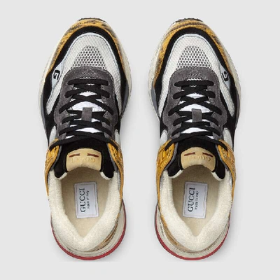 Shop Gucci Men's Ultrapace Sneaker In Yellow