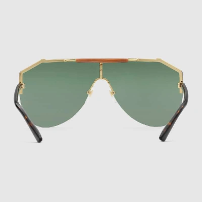 Shop Gucci Mask Sunglasses In Undefined