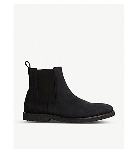 nubuck leather chelsea boots