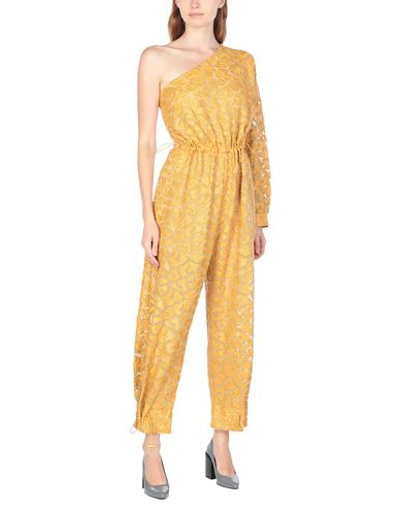 Shop Stella Mccartney Jumpsuit/one Piece In Ocher