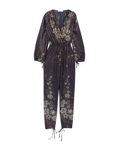 dark purple overalls