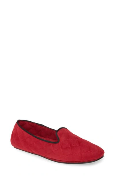 Shop Patricia Green Riley Slipper In Red Fabric