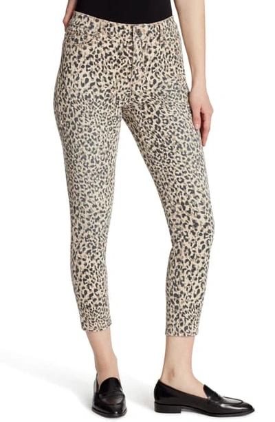 Shop Ella Moss High Waist Skinny Ankle Jeans In Cheetah Dabs
