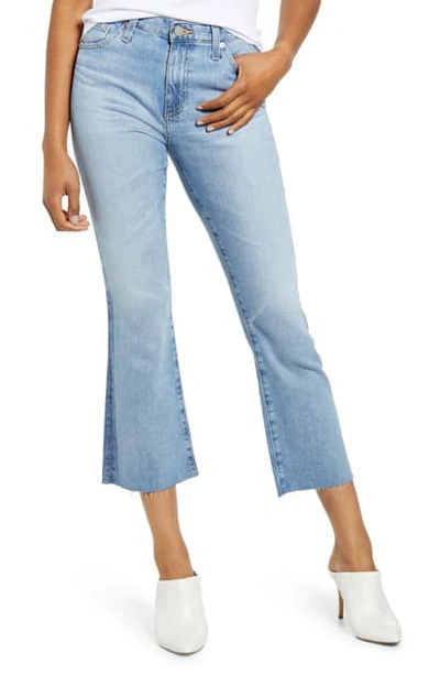 Shop Ag Jodi Flare Crop Jeans In 19yrs Blue Accent