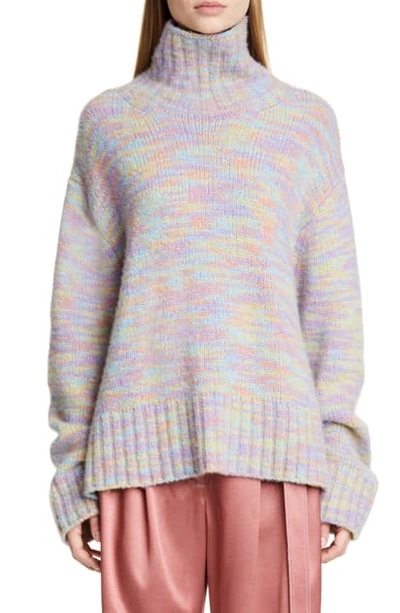 Shop Sies Marjan Yuki Multicolor Wool & Silk Turtleneck Sweater In Multi Multicolored