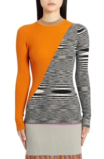 Shop Missoni Space Dye Metallic Wool Sweater In Multi