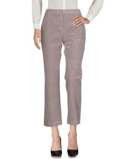 Shop Antonelli Casual Pants In Dove Grey