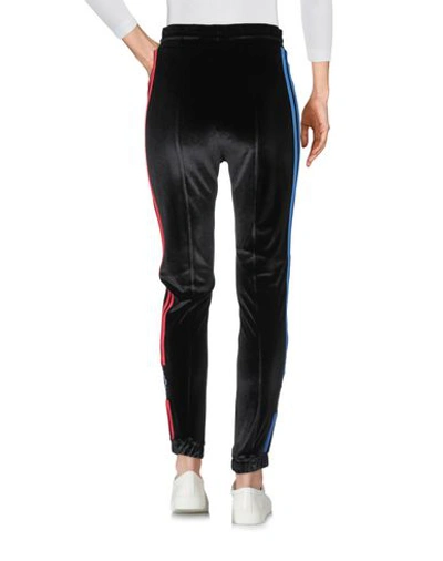 Shop Marcelo Burlon County Of Milan Marcelo Burlon Woman Pants Black Size S Polyester, Elastane