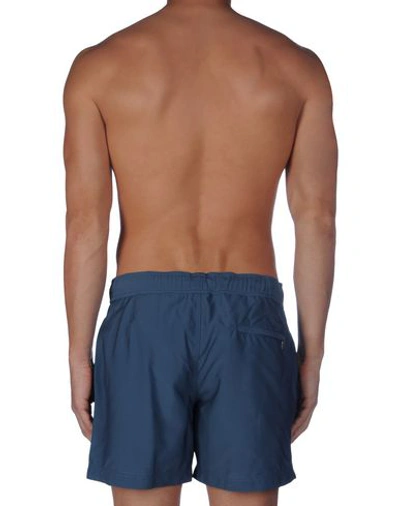 Shop Brunello Cucinelli Swim Shorts In Slate Blue