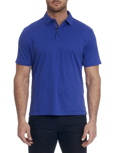 Shop Robert Graham Men's Freshman Polo Shirt In Black Size: 3xl By