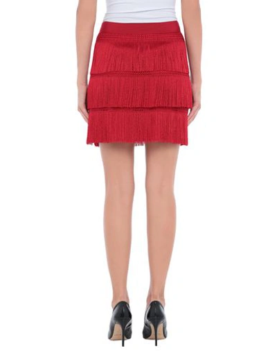 Shop Alberta Ferretti Mini Skirts In Red