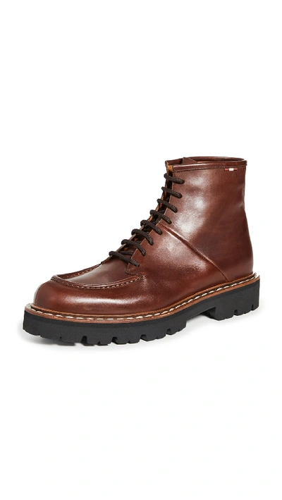 Shop Bally Lybern Boots In Brown