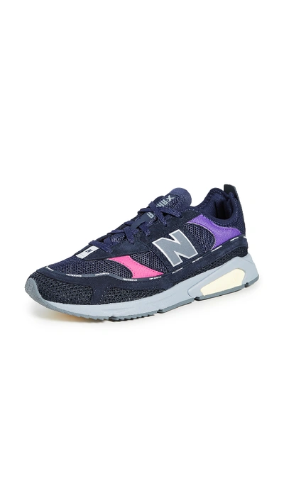 Shop New Balance X-racer Sneakers In Pigment/eclipse