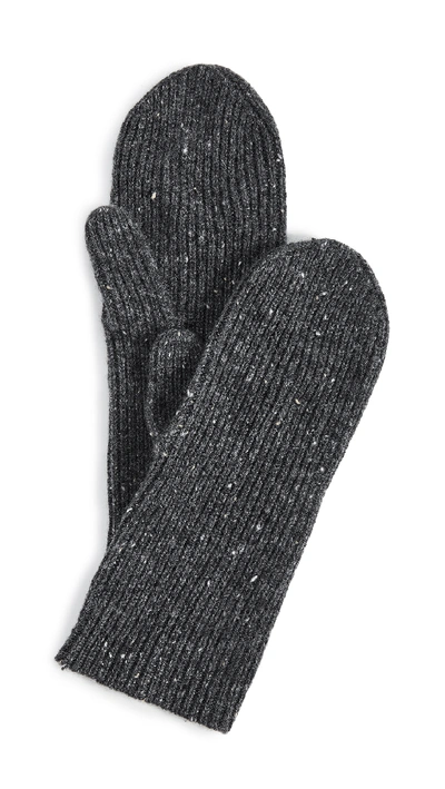 Shop Isabel Marant Chiraz Cashmere Gloves In Anthracite