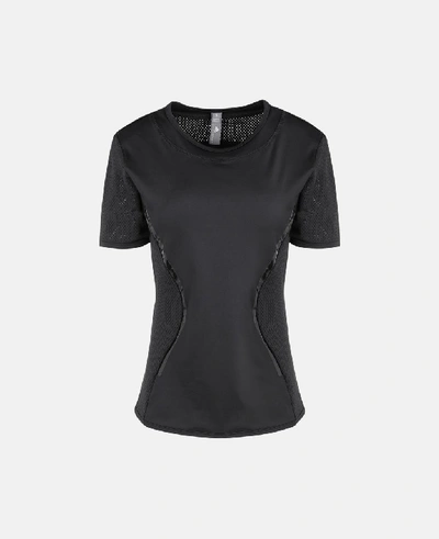 Shop Stella Mccartney Black Performance Essentials T-shirt