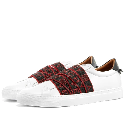 Shop Givenchy Urban Street Low Webbing Sneaker In White