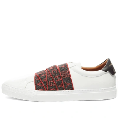 Shop Givenchy Urban Street Low Webbing Sneaker In White