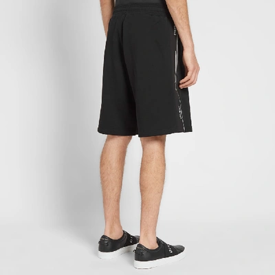 Shop Givenchy Band Detail Sweat Short In Black