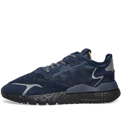 Shop Adidas Originals Adidas Nite Jogger In Blue