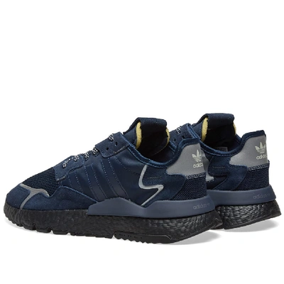 Shop Adidas Originals Adidas Nite Jogger In Blue