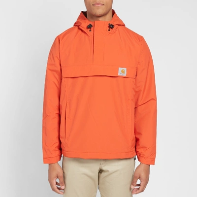 Shop Carhartt Wip Nimbus Pullover Jacket In Orange