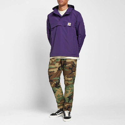 Shop Carhartt Wip Nimbus Pullover Jacket In Purple