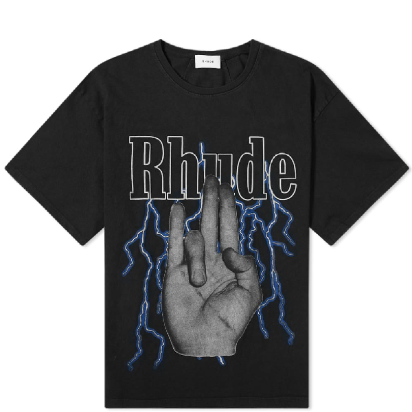 rhude t shirt sizing