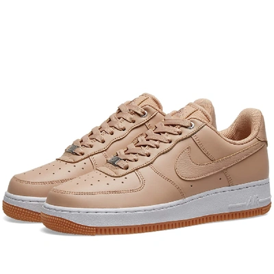 Nike Air Force 1'07 Prm Platform Trainers In Camel/ Tan | ModeSens