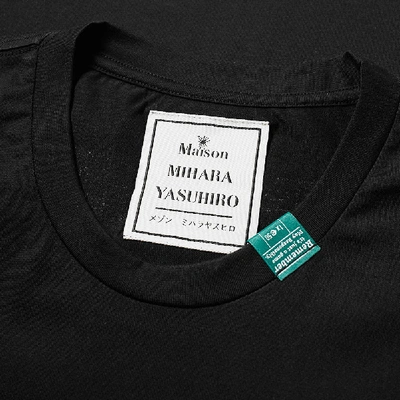 Shop Miharayasuhiro Maison Mihara Yasuhiro Logo Printed Tee In Black
