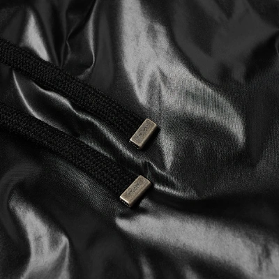 Shop Saint Laurent Nylon Camo Lined Windrunner Jacket In Black