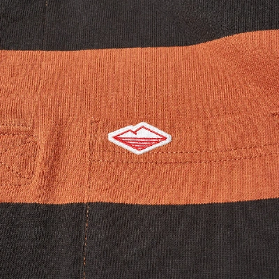 Shop Battenwear Pocket Rugby Shirt In Orange