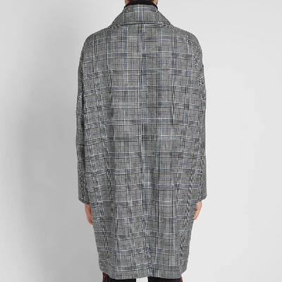 Shop Givenchy Prince Of Wales Wool Coat In Blue